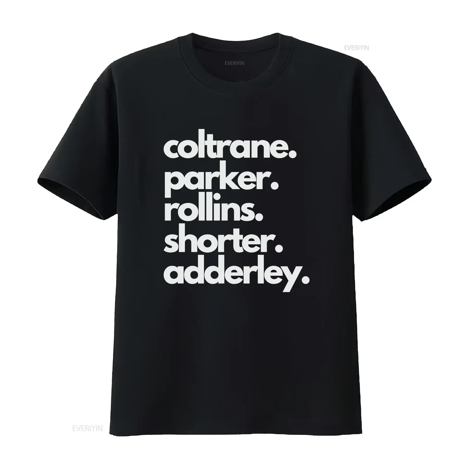 Musical Instrument And Names - Kaos Nama Legenda Saksofon Jazz, Stiker