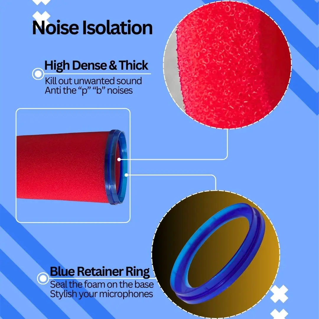 Penutup Mikrofon Busa Kedap Su - Shure Mic Mv7 ulasan dan harga