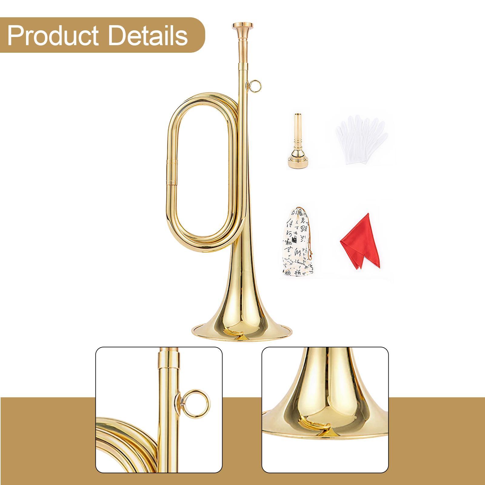 Terompet dengan Sarung Tangan, - Musical Instrument Bugle ulasan dan harga