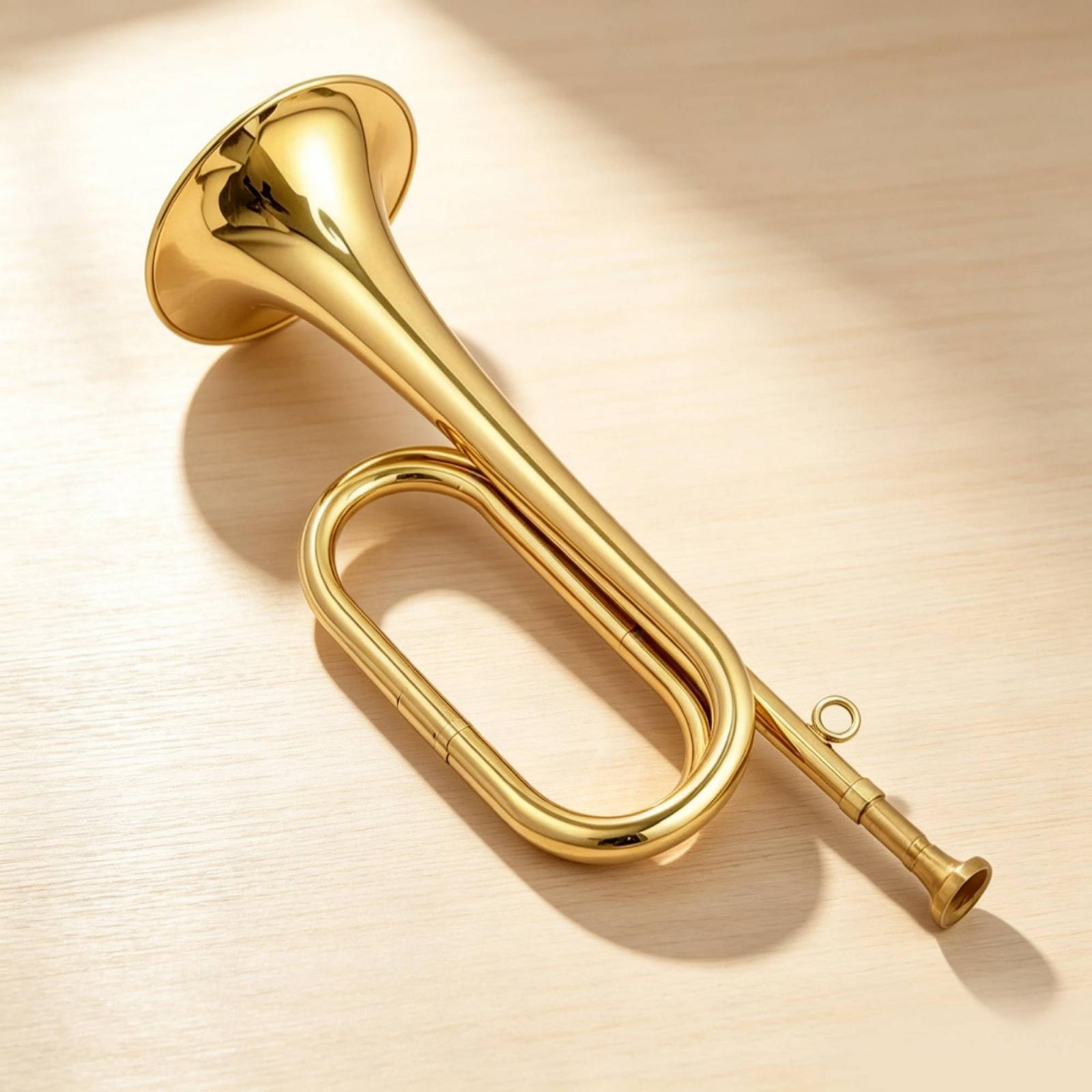 Terompet Mini Kuningan, Alat M - Musical Instrument Bugle ulasan dan harga