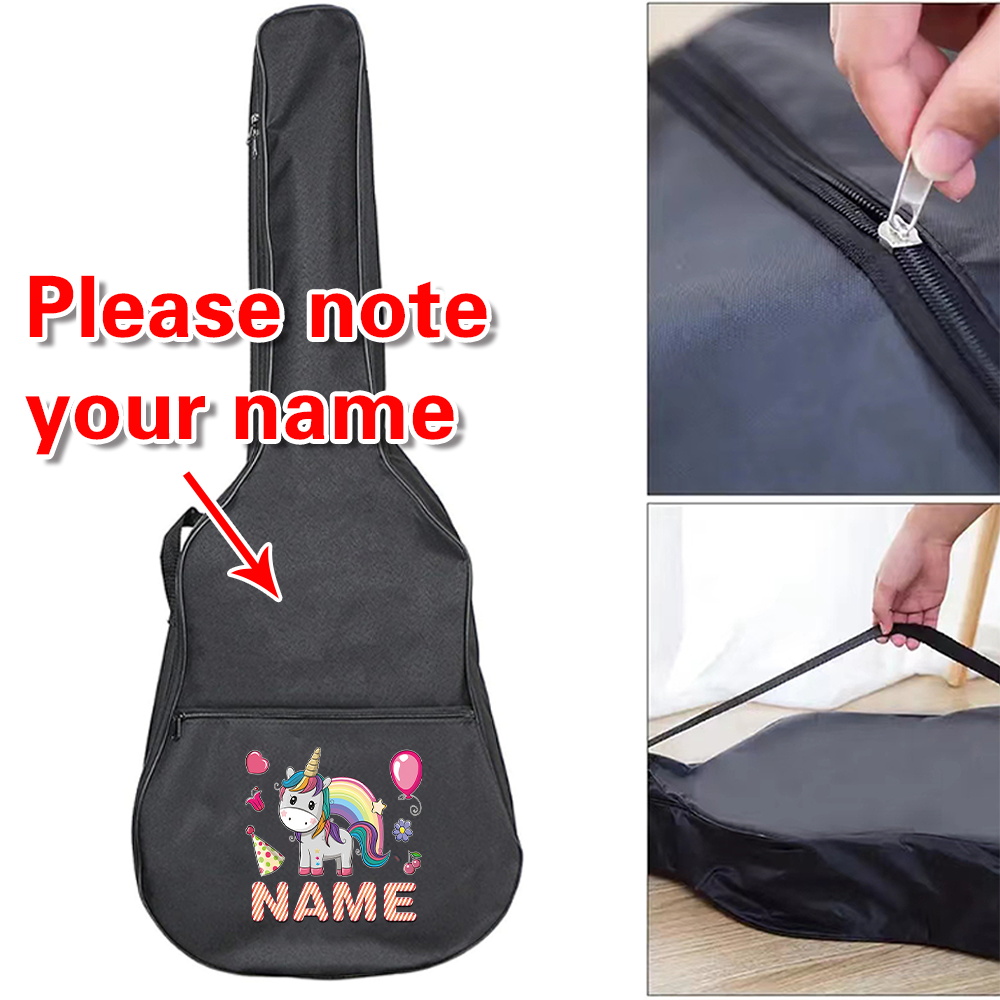 Tas Gitar Custom Nama 36-41 in - Musical Instrument And Names ulasan dan harga